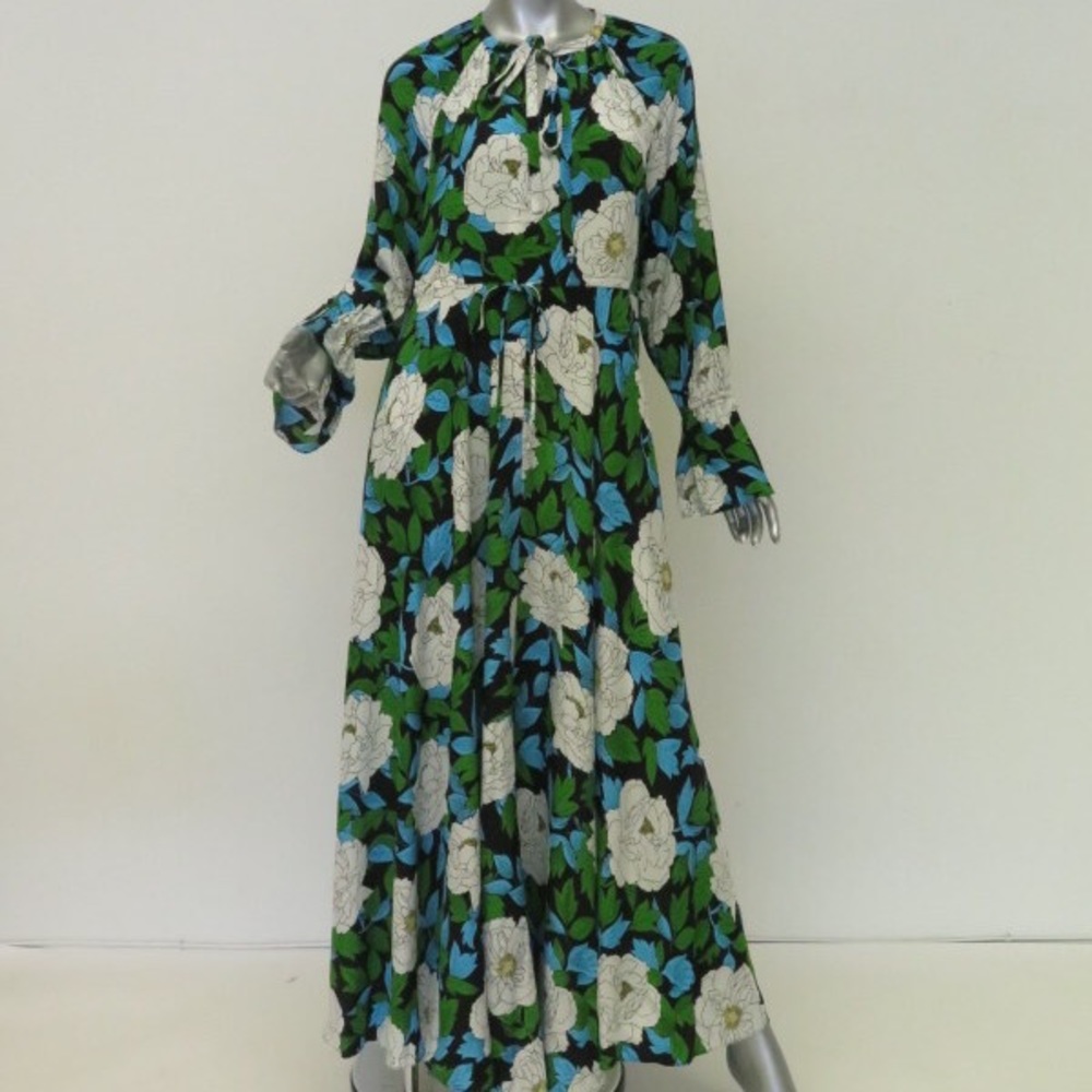 Diane Von Furstenberg Dress Bethany Floral Small - Picture 1 of 5